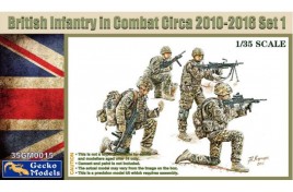 Gecko Models 1/35 BBritish Infantry In Combat Circa ‪2010-2016‬ Set 1